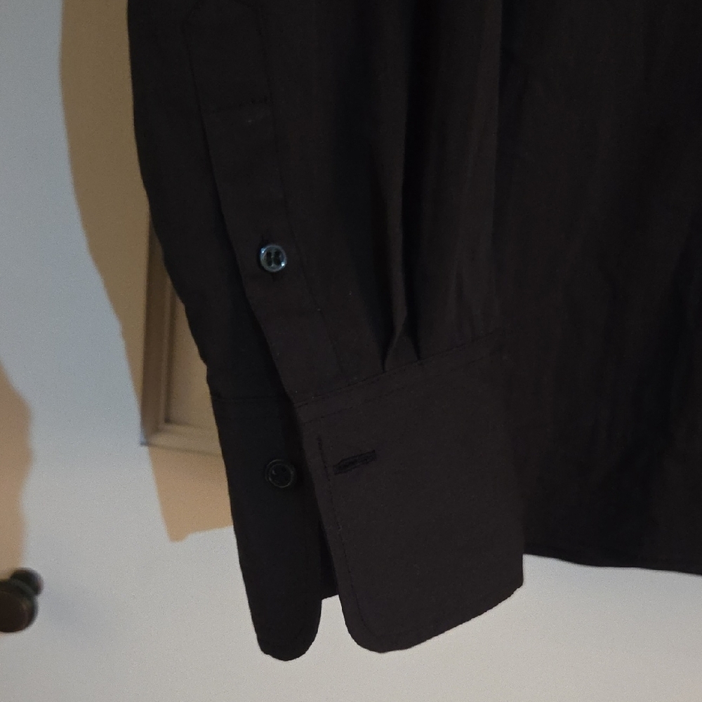 H&M Black Button Down Shirt - Picture 4 of 7